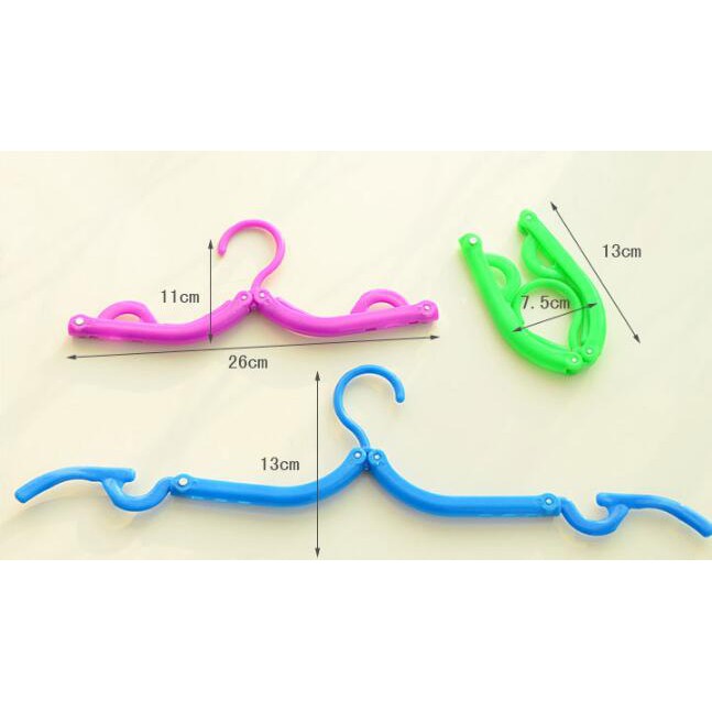 Hanger Jemuran Pakaian Lipat Praktis Untuk Travel