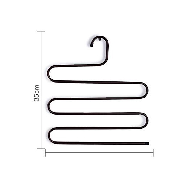 Hanger Pakaian Gantungan Baju Celana Bentuk S Organiser