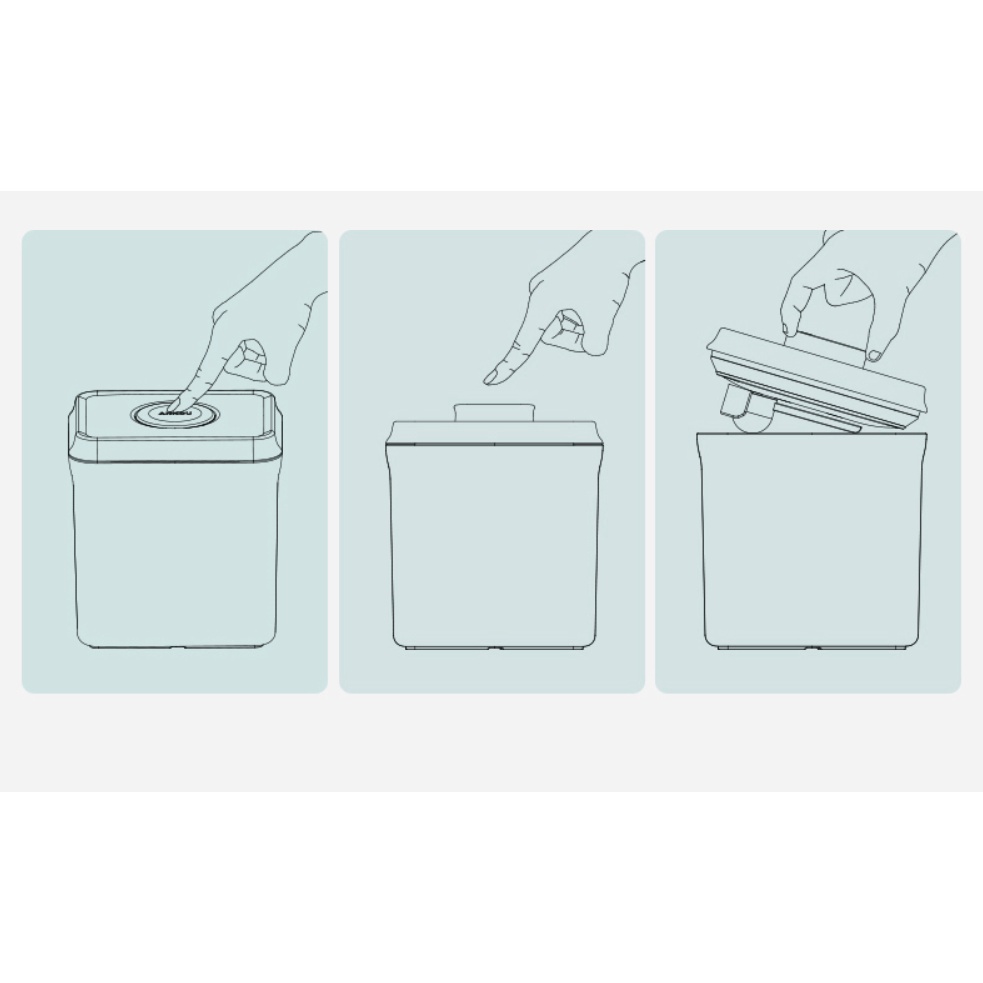 Ankou - Toples Susu Bubuk / Makanan Air Tight 2300ml