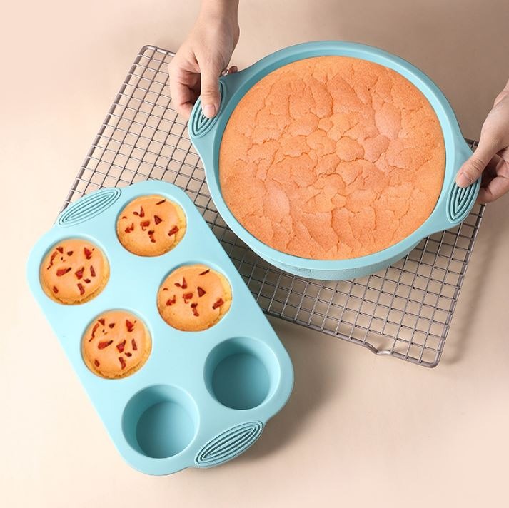 Loyang Kue Bolu Baking Serbaguna Bahan Silikon Anti Lengket Food Grade Tahan Panas Hingga 230°C