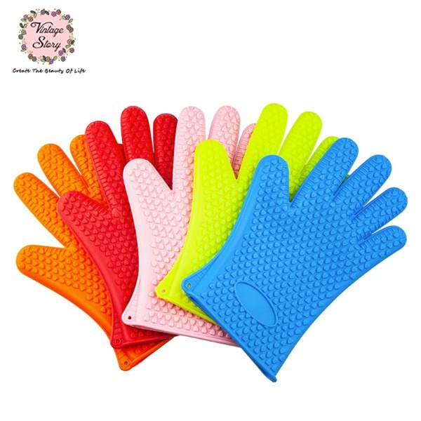 VS - Pelindung Sarung Tangan Cuci Piring Anti Panas Bahan Silikon