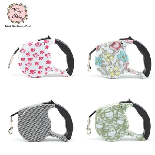 Image of Tali Tuntun Anjing Kucing ABS Otomatis Retractable Dog Leash 5meter
