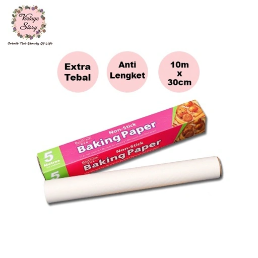 Image of VS - Kertas Roti Kue Kertas Panggang Anti Lengket Depan Belakang Baking Paper