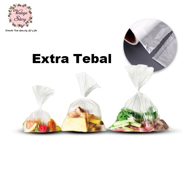 Kantong Plastik Bungkus Makanan Menjaga Higienis PE Food Grade 20x30cm 25x35cm atau 30x40cm