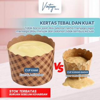 Kertas Muffin Paper Cup Cake Bolu Baking 1 Pack Isi 50pcs Diameter 6cm Dan 5cm