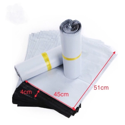 Image of [COD] Plastik Packing Putih ( Polymailer ) 45cm x 55cm (100pcs)