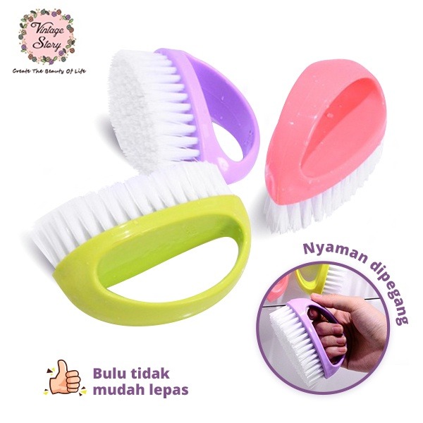 Alat Pembersih Sikat Lantai Baju Toilet Sandal Serbaguna - Warna Random