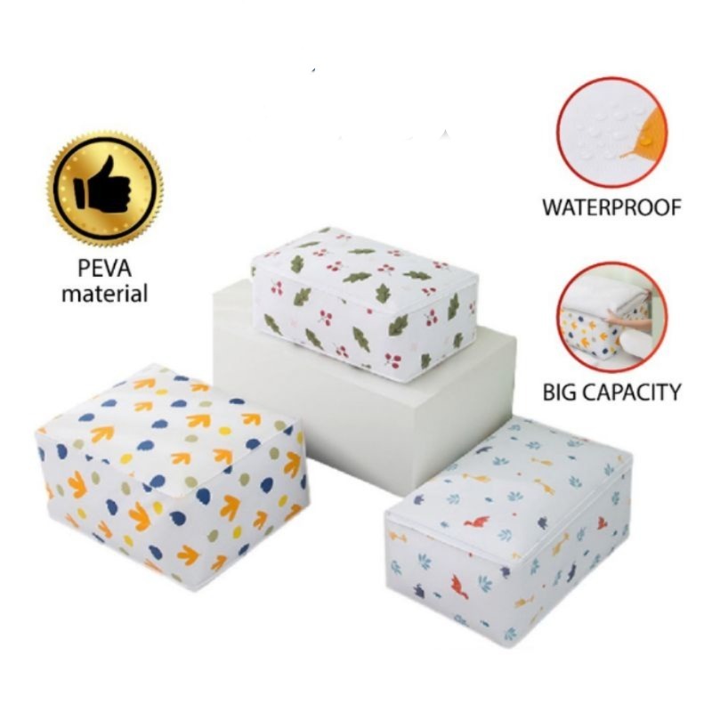 VS - Tempat Penyimpanan Selimut Baju Bedcover Storage Box Organizer Quilt Bag