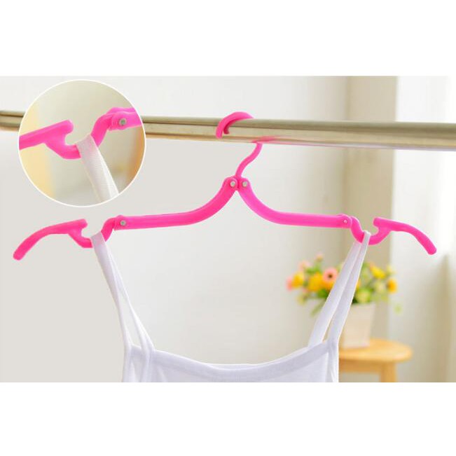 Hanger Jemuran Pakaian Lipat Praktis Untuk Travel