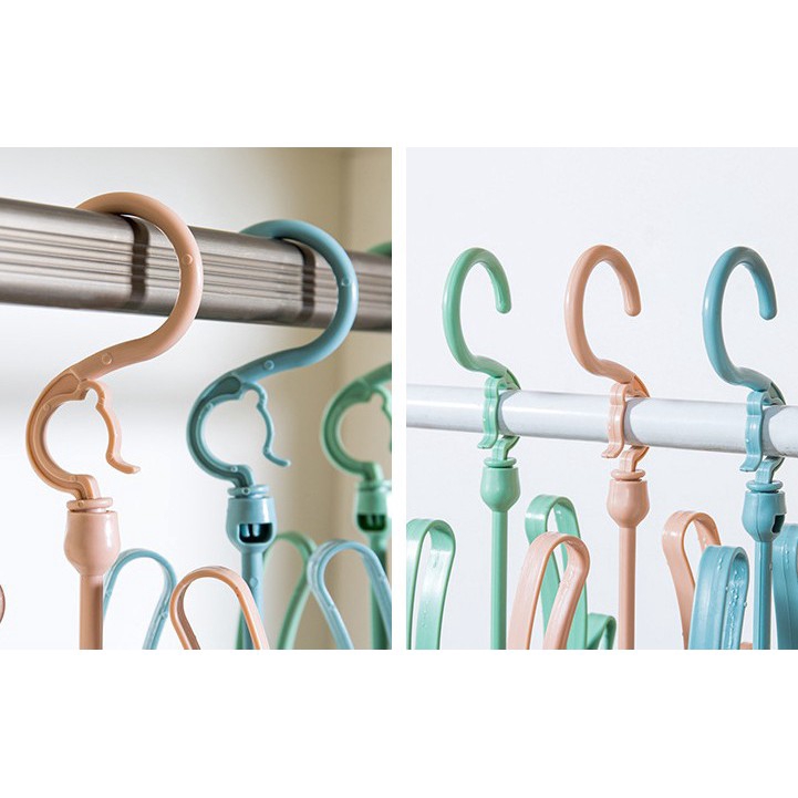 Hanger Gantungan Sepatu Jemuran Hiljab Serbaguna - Warna Random