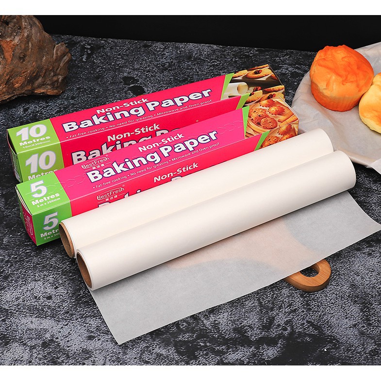 VS - Kertas Roti Kue Kertas Panggang Anti Lengket Depan Belakang Baking Paper