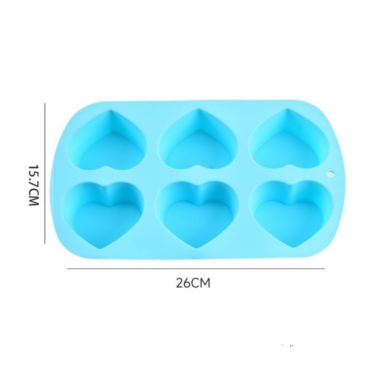 Loyang Muffin Cetakan Kue Bolu Agar-Agar Cokelat Bahan Silikon Food Grade Anti Lengket Tahan Panas Hingga 230°C