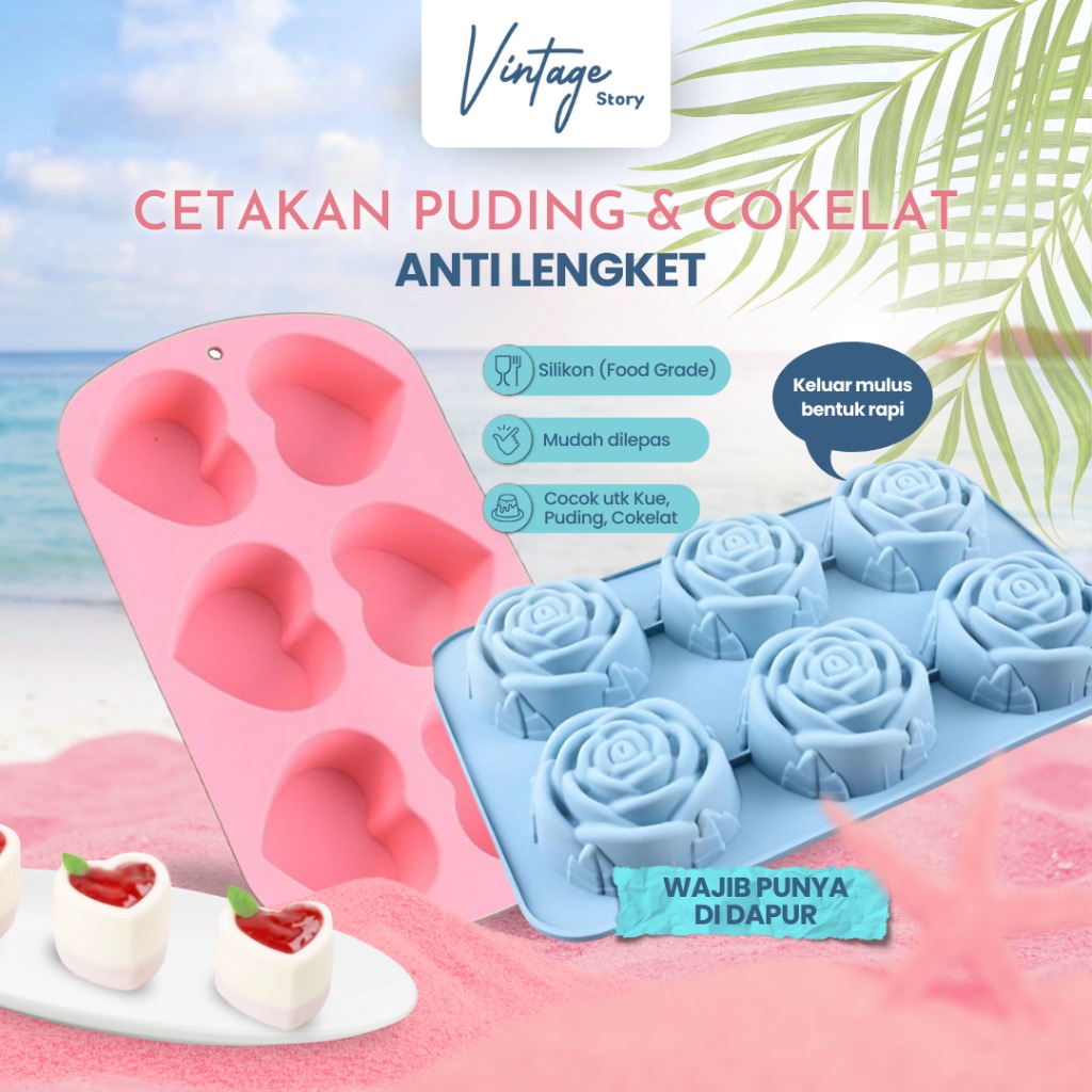Loyang Muffin Cetakan Kue Bolu Agar-Agar Cokelat Bahan Silikon Food Grade Anti Lengket Tahan Panas Hingga 230°C