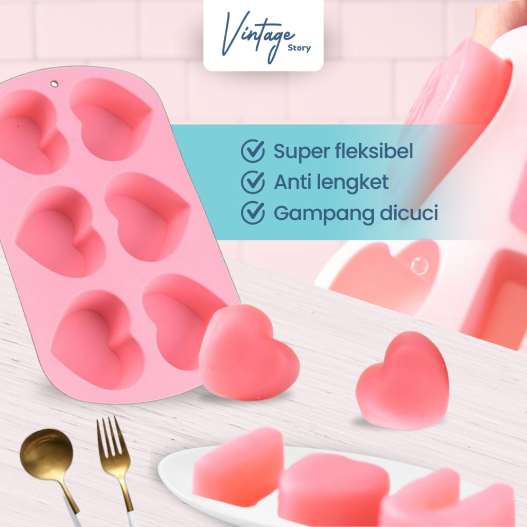 Loyang Muffin Cetakan Kue Bolu Agar-Agar Cokelat Bahan Silikon Food Grade Anti Lengket Tahan Panas Hingga 230°C
