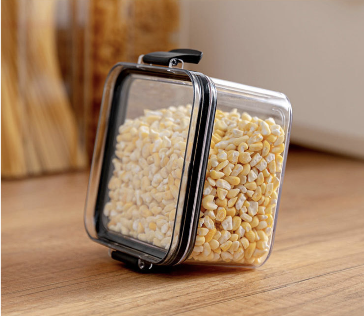 Toples Tempat Kue Kering Lebaran Plastik Bening Food Grade Per Set 460ml
