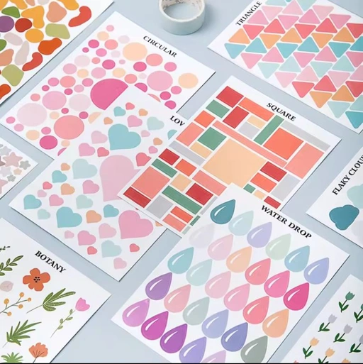 Image of Sticker Kertas Tempelan Hias Buku Scrapbook Jurnal Motif Lucu