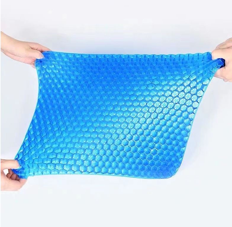 Bantal Alas Duduk Kursi Mobil Lantai Silikon Gel Dingin Anti Panas Super Empuk Nyaman Serbaguna