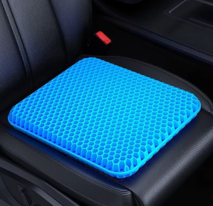 Bantal Alas Duduk Kursi Mobil Lantai Silikon Gel Dingin Anti Panas Super Empuk Nyaman Serbaguna