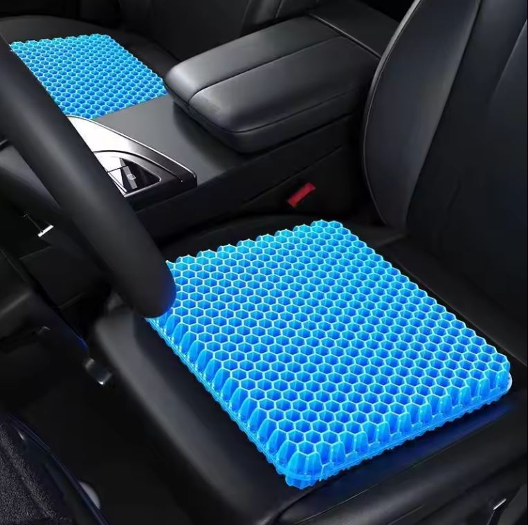 Bantal Alas Duduk Kursi Mobil Lantai Silikon Gel Dingin Anti Panas Super Empuk Nyaman Serbaguna