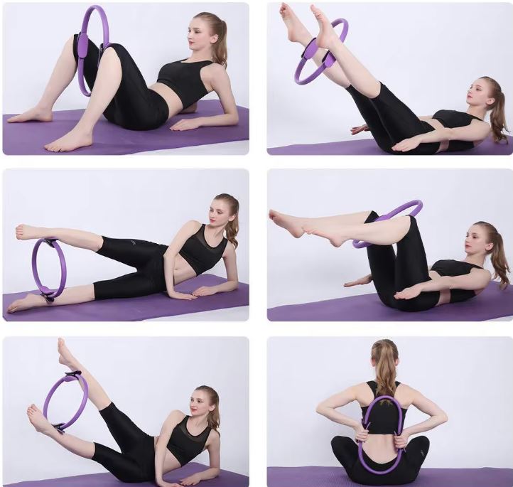 Pilates Ring Yoga Magic Circle Alat Bantu Olahraga Body Sport