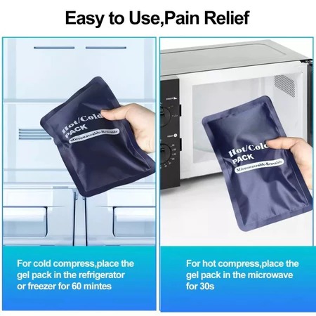 Hot Cold Gel Pack Reusable Kantong Kompres Panas Dingin Multifungsi untuk Tubuh & Olahraga