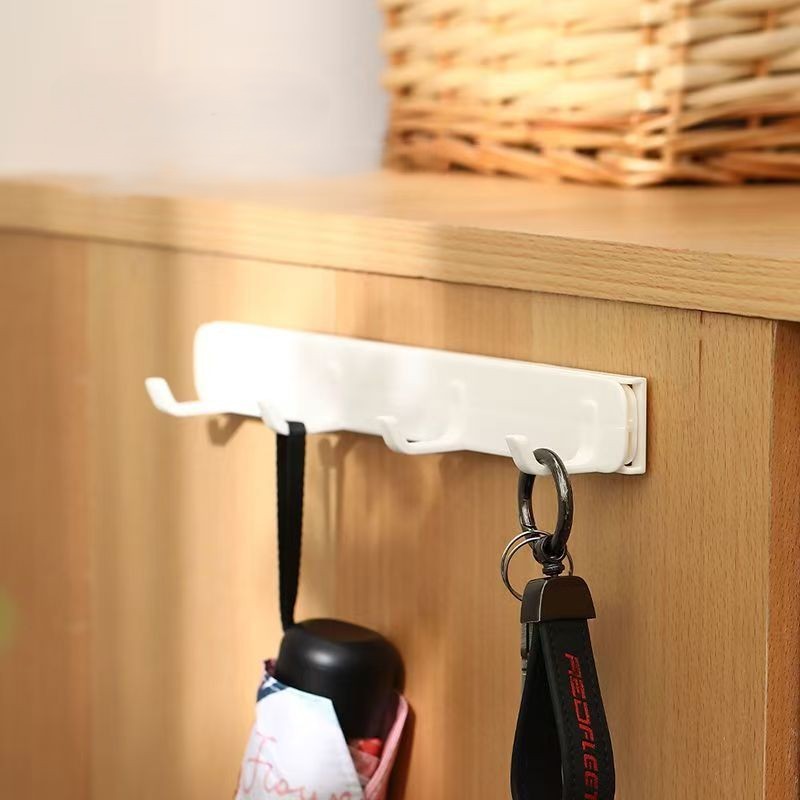 Gantungan Alat Dapur Pakaian Tarik Tempel Serbaguna Extendable Hook Strip Non-Berlubang Multi-Fungsi