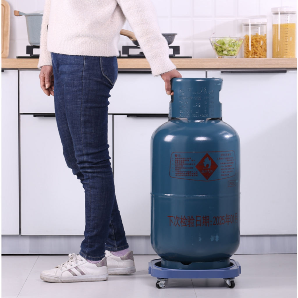 Tatakan Roda Tabung Gas & Galon Air Serbaguna 4 Roda Tahan 12kg