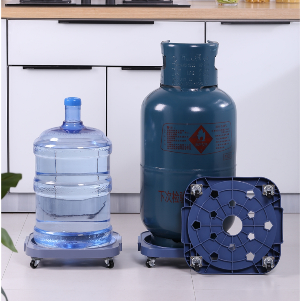Tatakan Roda Tabung Gas & Galon Air Serbaguna 4 Roda Tahan 12kg