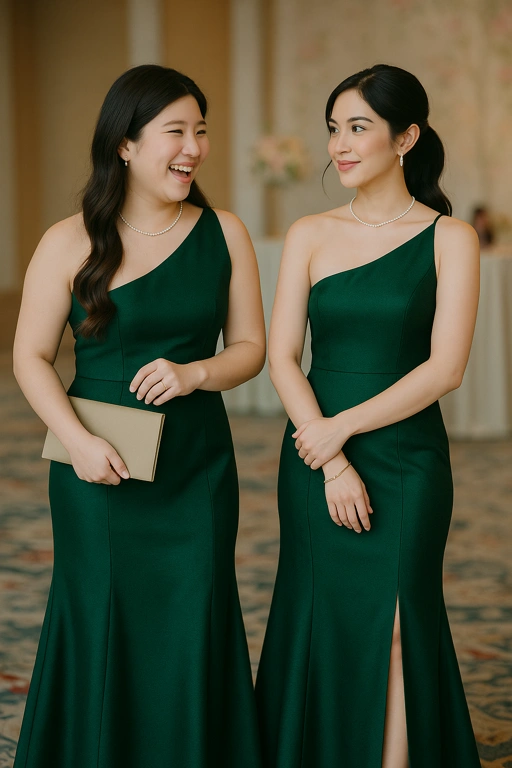 Image of Bridesmaid Dress Backless