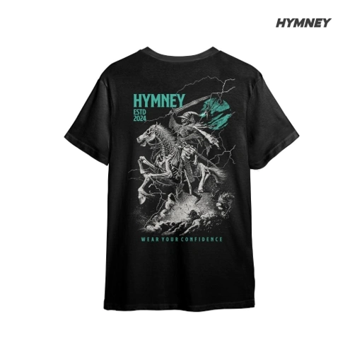 Image of HYMNEY T-Shirt Kaos Black -  Dark