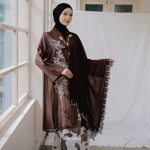 Image of Bynissa - ARINI SELENDANG - Aksesoris Fashion - Selendang Kebaya - Selendang Bordir