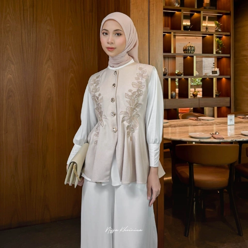 Image of  LINKA VEST PEPLUM