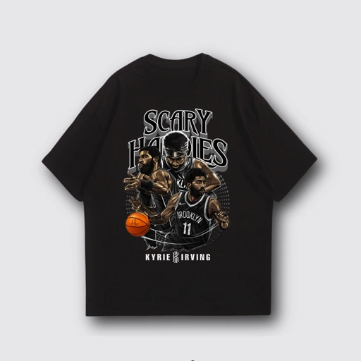 Image of Oversized Boxy Tee - NBA Kyrie Irving