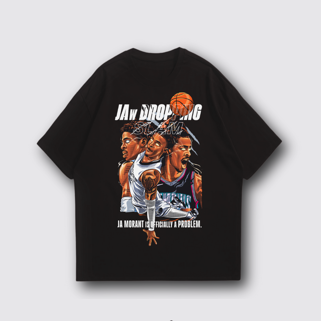 Oversized Boxy Tee - NBA Ja Morant