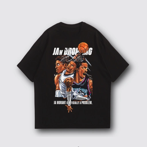 Image of Oversized Boxy Tee - NBA Ja Morant