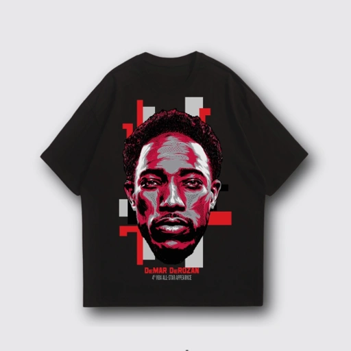 Image of Oversized Boxy Tee - NBA DeMar DeRozan