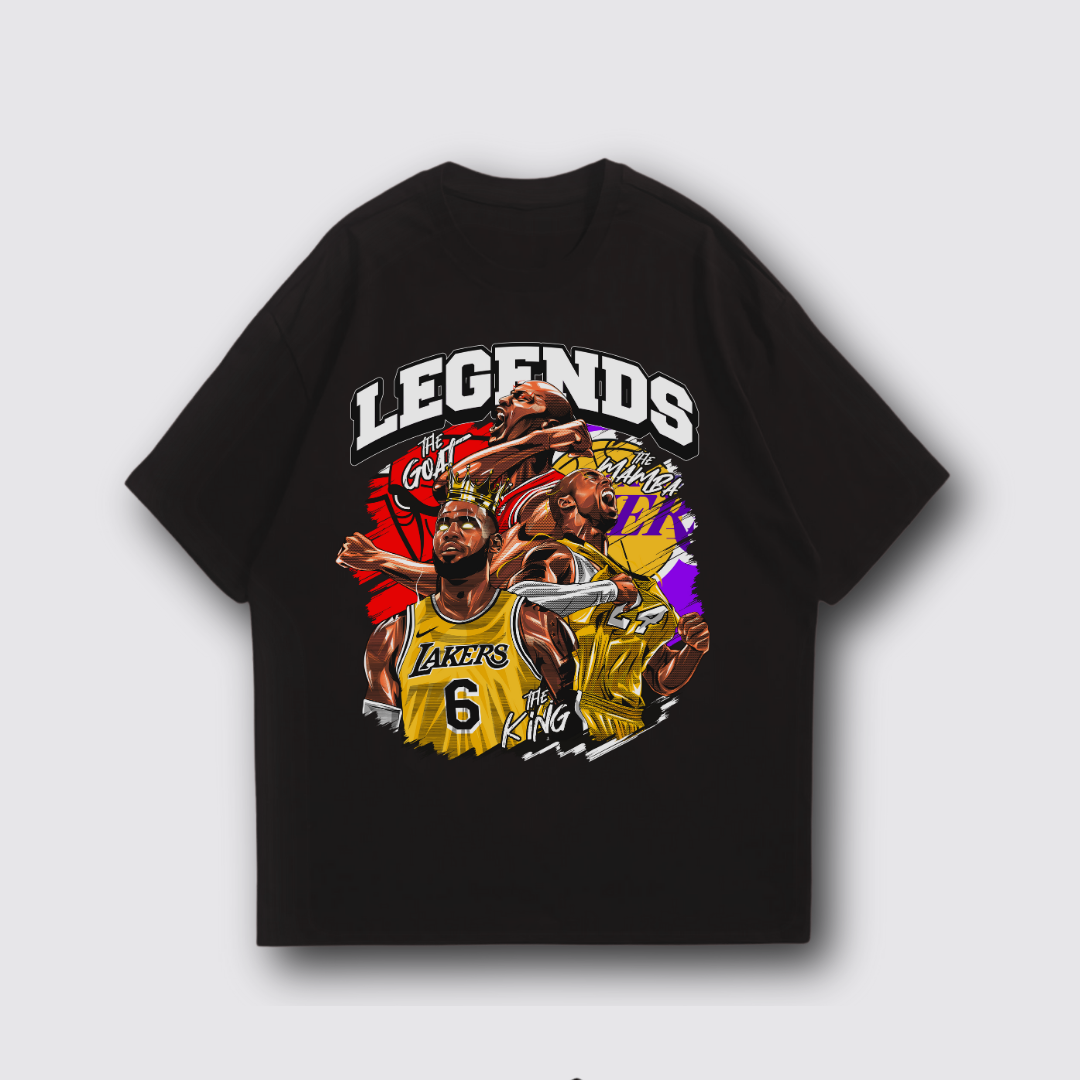 Oversized Boxy Tee - NBA The Legends