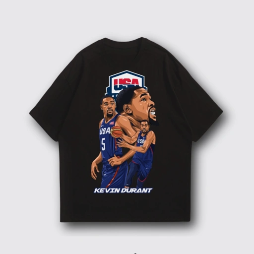 Image of Oversized Boxy Tee - NBA Kevin Durant