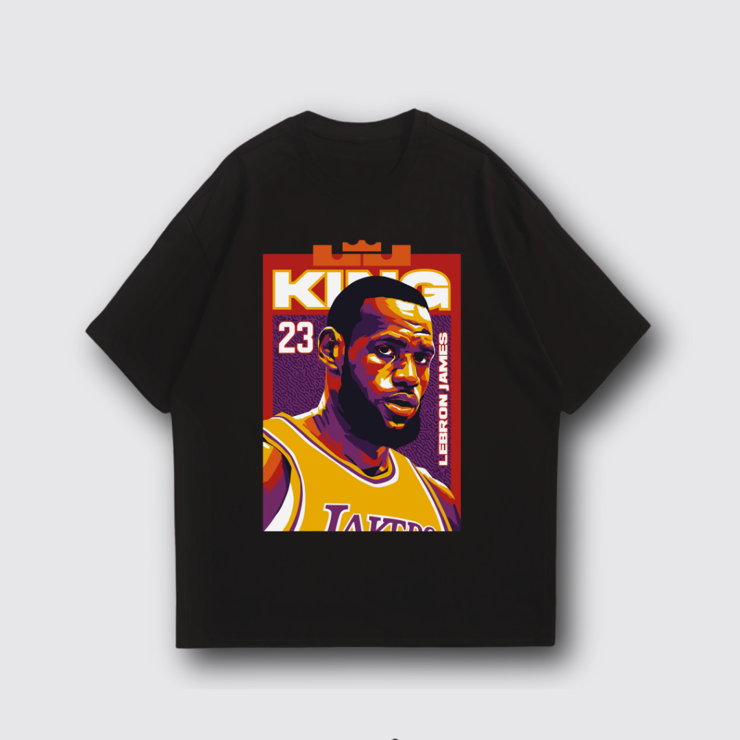 Oversized Boxy Tee - NBA Lebron