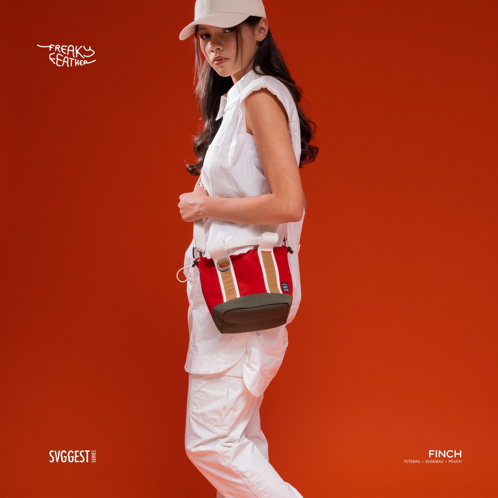 Svggest Freaky Feather Series Sling Bag