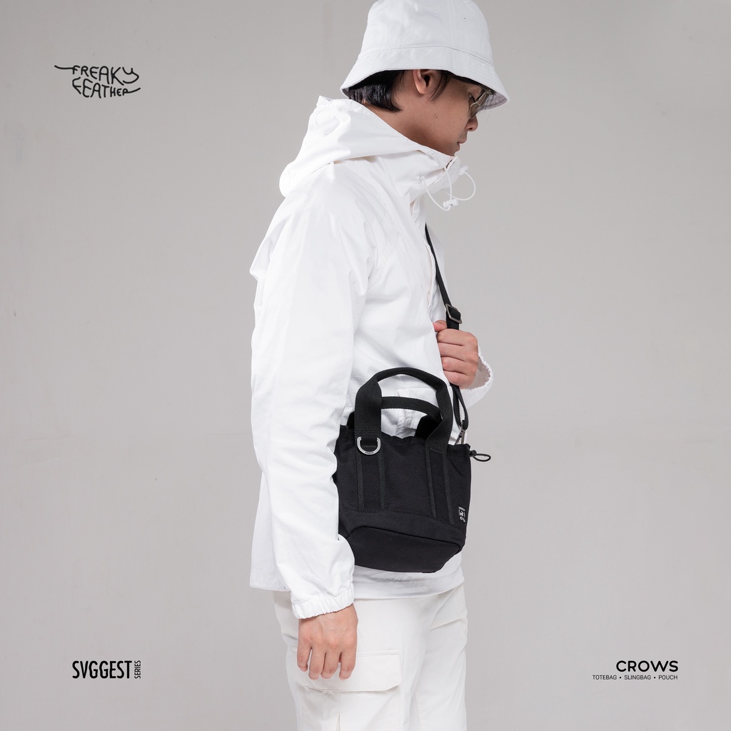 Svggest Freaky Feather Series Sling Bag