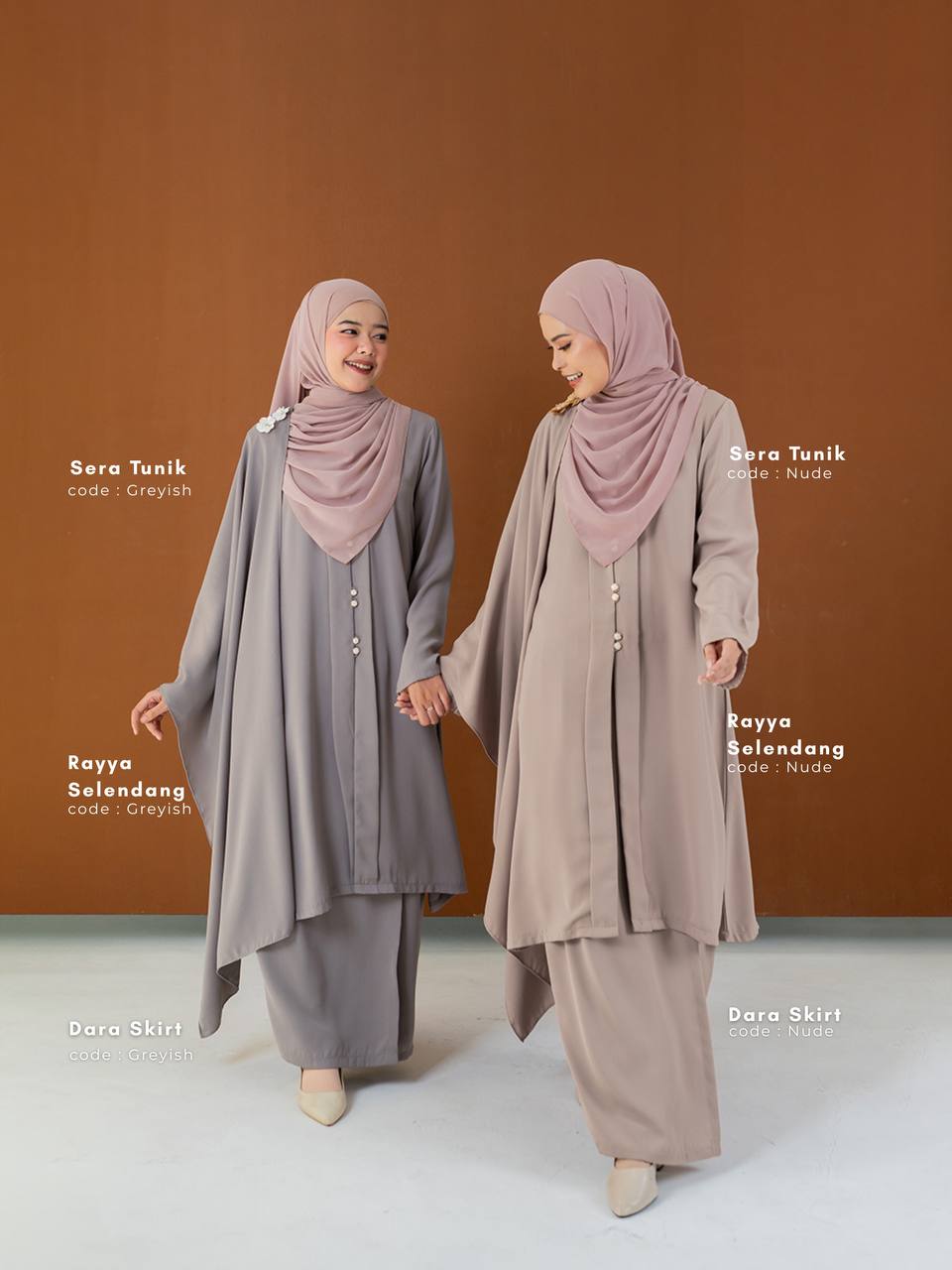 Azmiza-Tunik Sera(HANYA TUNIK SAJA)-Tunik Bahan Sahara Platinum