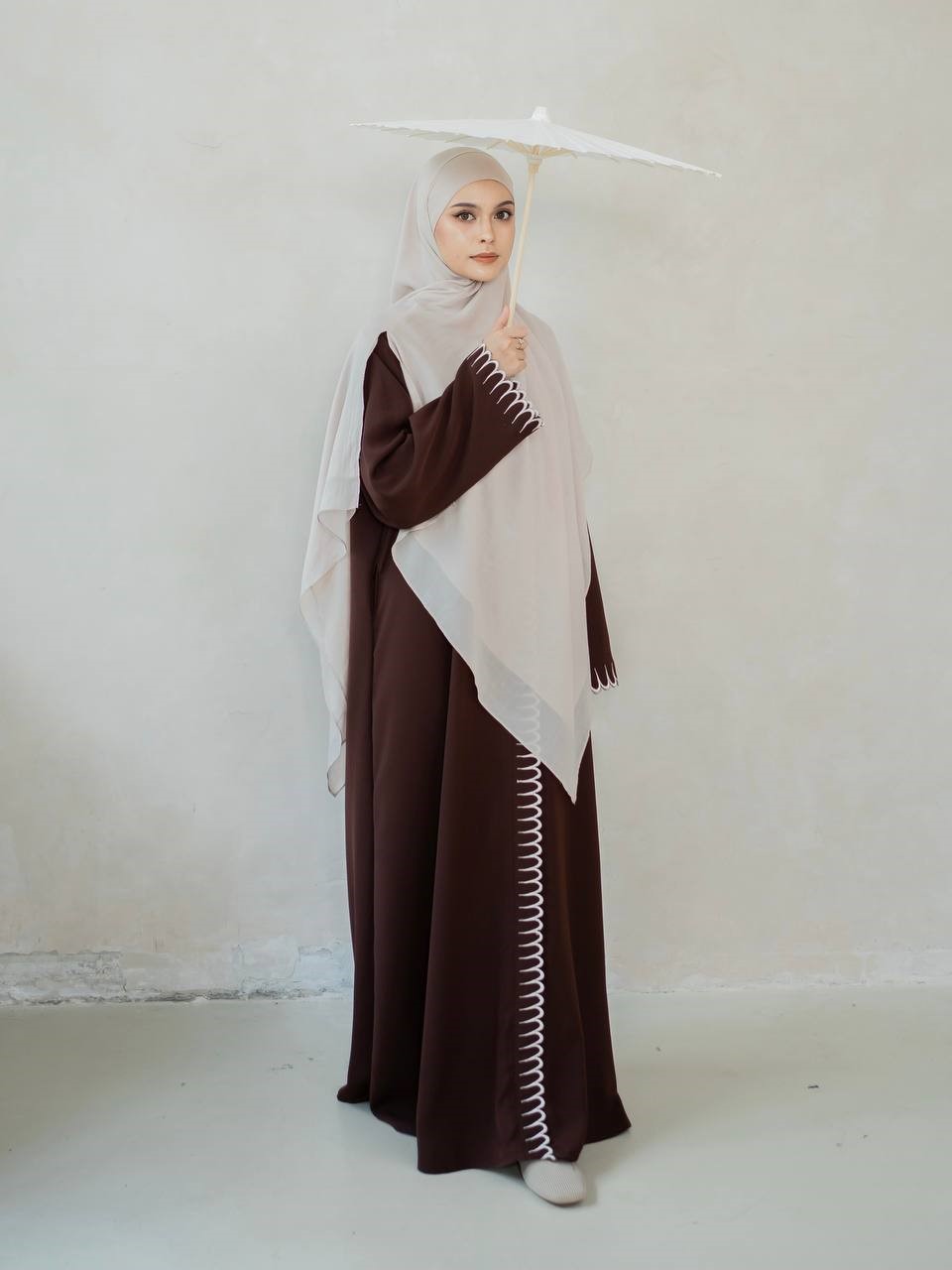 Azmiza-Hambra-Abaya Bordir Dress Bordir Dress Bordir Muslimah