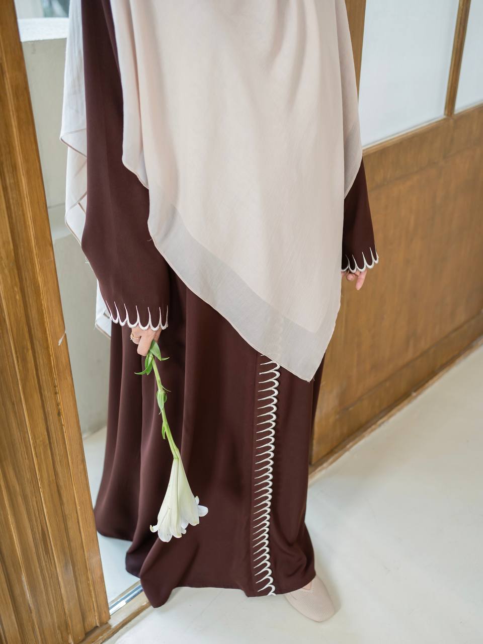 Azmiza-Hambra-Abaya Bordir Dress Bordir Dress Bordir Muslimah