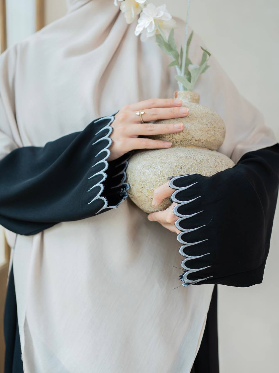 Azmiza-Hambra-Abaya Bordir Dress Bordir Dress Bordir Muslimah