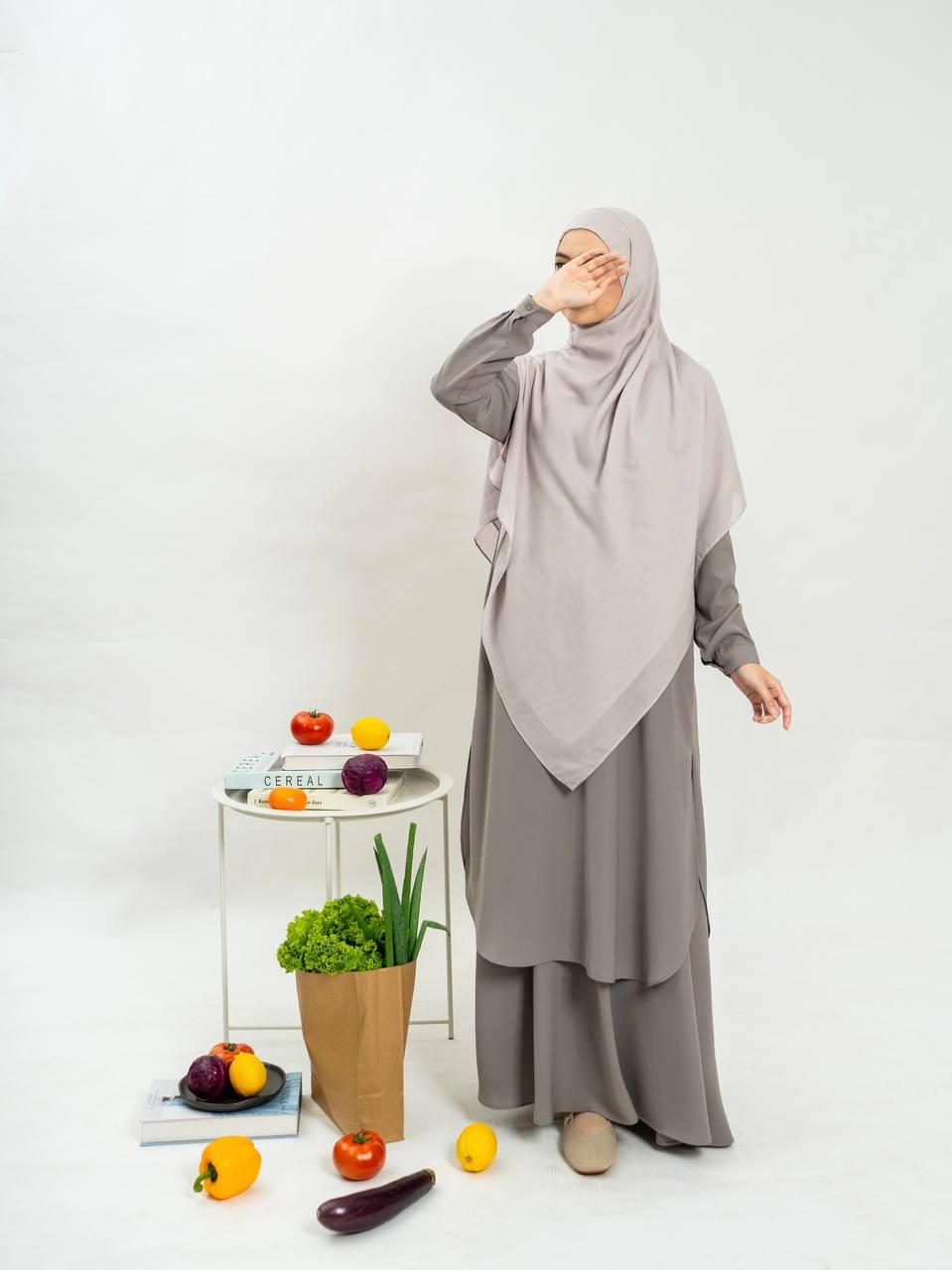 Azmiza-Duma Tunik-(TUNIK ONLY)-(Atasan Lengan Panjang Up To Jumbo Umroh Bahan Sahara Platinum)