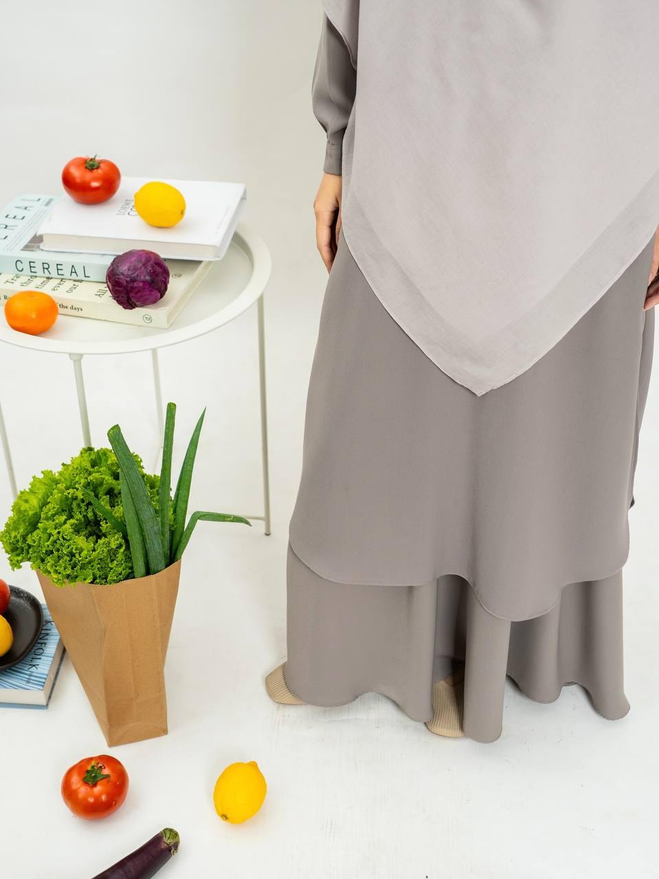 Azmiza-Duma Tunik-(TUNIK ONLY)-(Atasan Lengan Panjang Up To Jumbo Umroh Bahan Sahara Platinum)