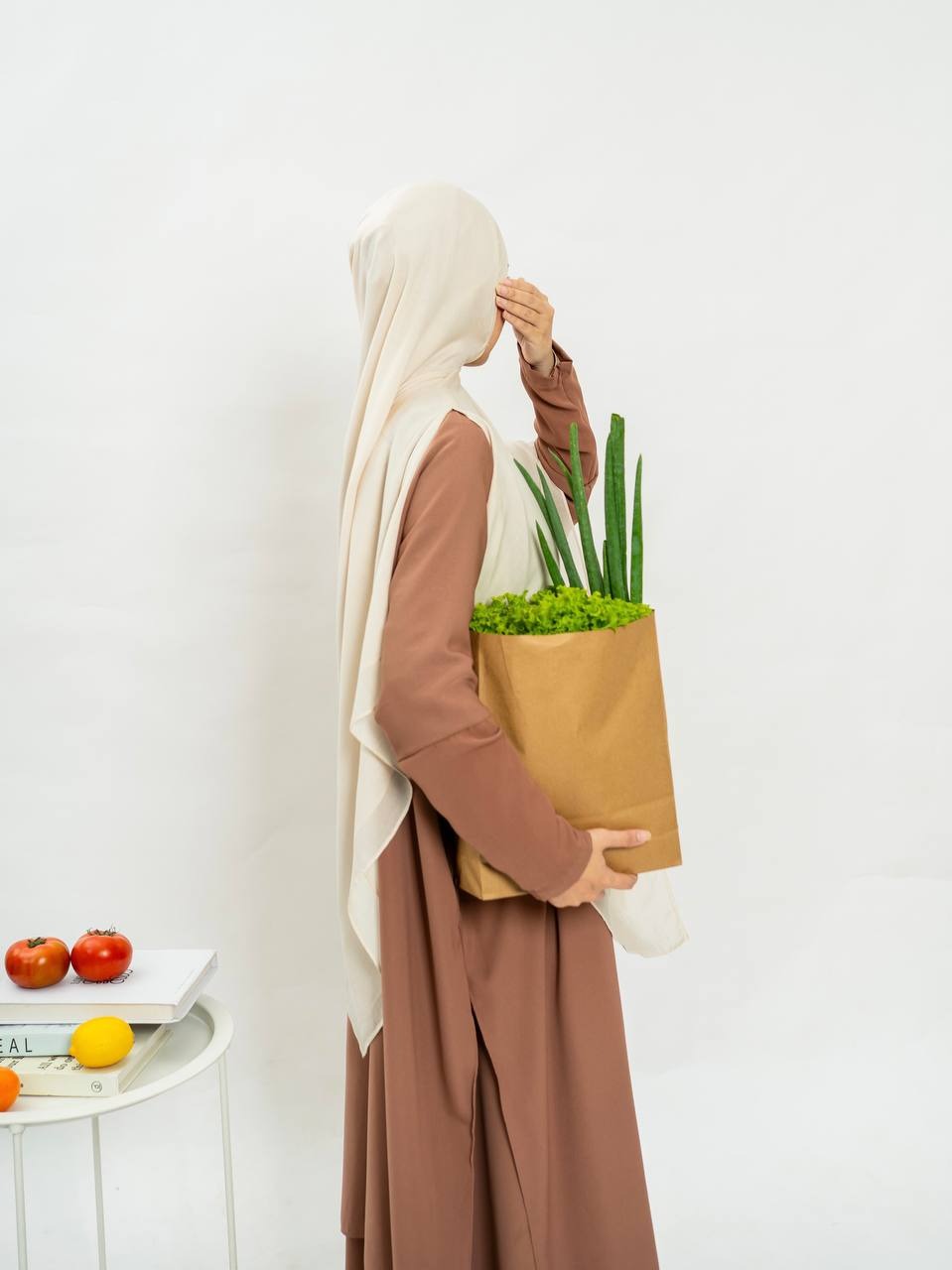 Azmiza-Noir Tunik-(TUNIK ONLY)-( Tunik Atasan Lengan Panjang Oversize Bahan Sahara Platinum)