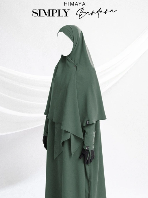 Image of Himaya - Simply Bandana - Hijab Syari - Mazen - Anti Uv (Hijab Syari Umroh Haji Daily Bahan Mazen Anti UV)