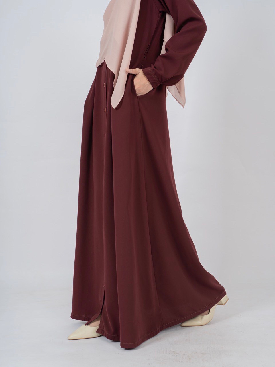 Azmiza - Seya Dress (Daily Special Occasion Dress Bahan Sahara Platinum)